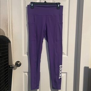 Grrrl Purple Leggings